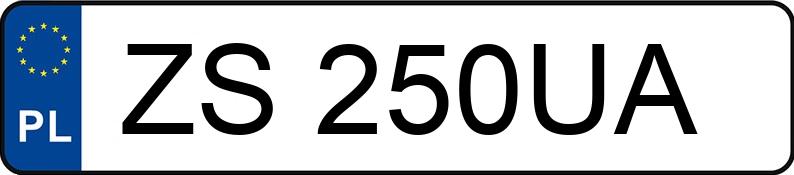 Numer rejestracyjny ZS 250UA posiada BODEX KIS3WA KIS3B - ZS250UA