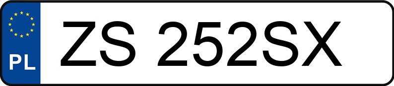 Numer rejestracyjny ZS 252SX posiada FORD MONDEO - ZS252SX Numer rejestracyjny ZS 252SX posiada FORD MONDEO - ZS252SX