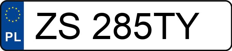 Numer rejestracyjny ZS 285TY posiada VOLKSWAGEN T-CROSS - ZS285TY