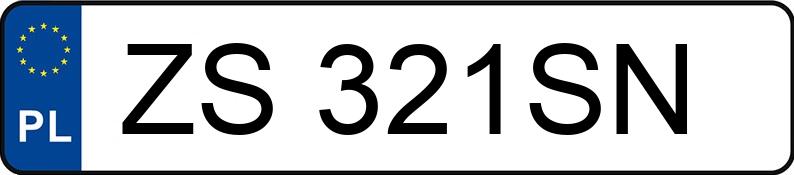 Numer rejestracyjny ZS 321SN posiada BMW 318 Diesel Mild Hybrid MR`22 E6d/e G20 Steptronic - ZS321SN Numer rejestracyjny ZS 321SN posiada BMW 318 Diesel Mild Hybrid MR`22 E6d/e G20 Steptronic - ZS321SN