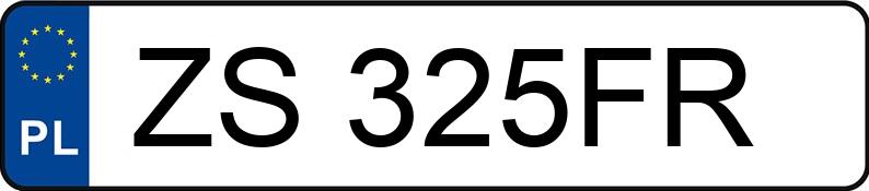 Numer rejestracyjny ZS 325FR posiada VOLKSWAGEN Touran NF 1.4 TSI MR`16 E6 Comfortline - ZS325FR Numer rejestracyjny ZS 325FR posiada VOLKSWAGEN Touran NF 1.4 TSI MR`16 E6 Comfortline - ZS325FR