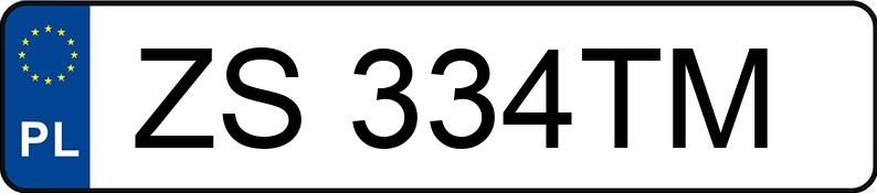 Numer rejestracyjny ZS 334TM posiada CHEVROLET CAMARO - ZS334TM Numer rejestracyjny ZS 334TM posiada CHEVROLET CAMARO - ZS334TM