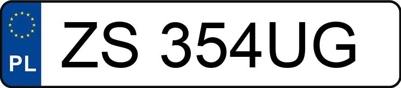 Numer rejestracyjny ZS 354UG posiada AUDI A5 Avant TFSI MR`25 E6 B10 S tronic - ZS354UG