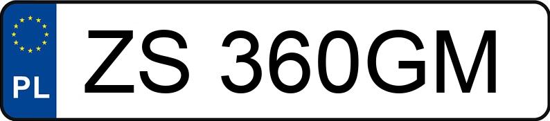Numer rejestracyjny ZS 360GM posiada SUBARU FORESTER - ZS360GM Numer rejestracyjny ZS 360GM posiada SUBARU FORESTER - ZS360GM