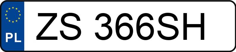 Numer rejestracyjny ZS 366SH posiada BMW M 4 Coupe 3.0 MR`14 E6 F82 M Drivelogic - ZS366SH