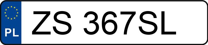 Numer rejestracyjny ZS 367SL posiada VOLVO V60 - ZS367SL