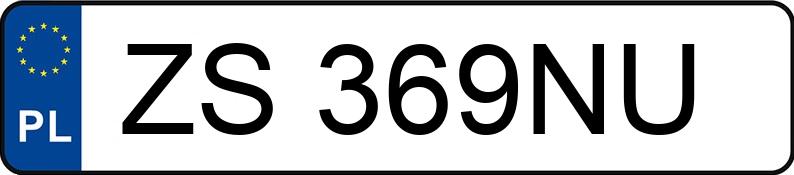 Numer rejestracyjny ZS 369NU posiada PEUGEOT 308 1.6 HDI MR`07 E4 Trendy 110 - ZS369NU