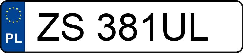 Numer rejestracyjny ZS 381UL posiada PORSCHE 911 Carrera (992) MR`19 E6d GTS 4 - ZS381UL