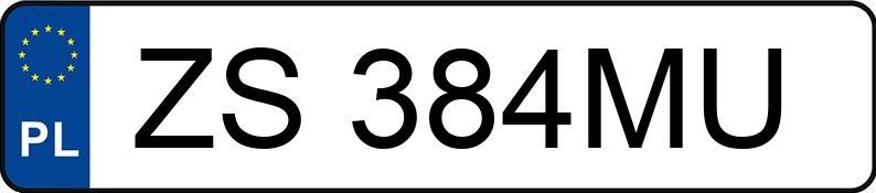 Numer rejestracyjny ZS 384MU posiada OPEL Corsa C 1.2 MR`00 E3 Cosmo - ZS384MU