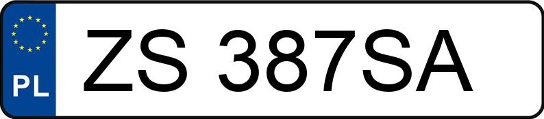 Numer rejestracyjny ZS 387SA posiada LAMBERET --- - ZS387SA Numer rejestracyjny ZS 387SA posiada LAMBERET --- - ZS387SA