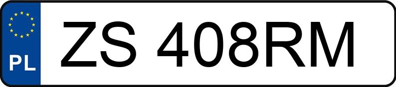 Numer rejestracyjny ZS 408RM posiada CITROEN C6 - ZS408RM