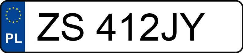 Numer rejestracyjny ZS 412JY posiada MAZDA 3 - 1.6 MR`12 E5 Comfort - ZS412JY