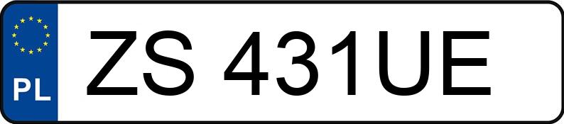 Numer rejestracyjny ZS 431UE posiada KIA Ceed GT MR`18 E6 Ceed GT MR`18 E6 - ZS431UE