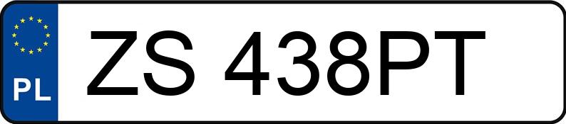 Numer rejestracyjny ZS 438PT posiada VOLKSWAGEN AMAROK - ZS438PT