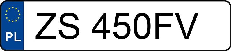 Numer rejestracyjny ZS 450FV posiada FORD Mondeo 2.0 TDCi MR`07 E4 Silver X - ZS450FV