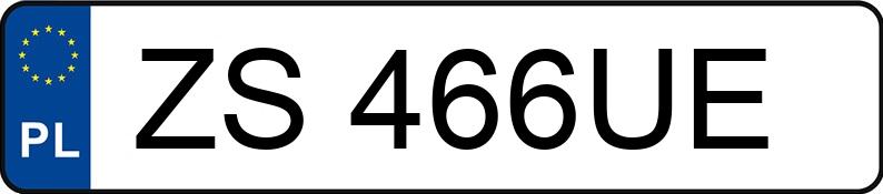 Numer rejestracyjny ZS 466UE posiada MITSUBISHI ASX 1.6 MR`13 E5 Invite Fischer - ZS466UE