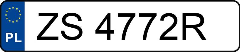 Numer rejestracyjny ZS 4772R posiada MERCEDES-BENZ 208 - ZS4772R