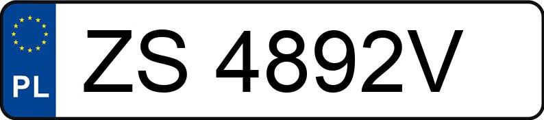 Numer rejestracyjny ZS 4892V posiada BMW 850Ci 5.4 Kat. E31 Aut. - ZS4892V