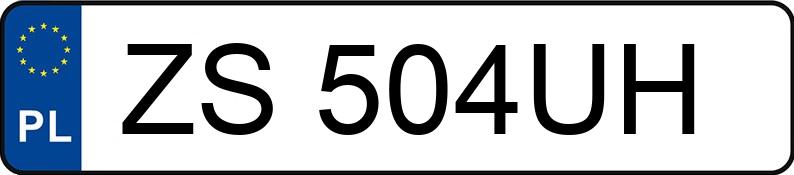 Numer rejestracyjny ZS 504UH posiada TOYOTA TOYOTA COROLLA - ZS504UH