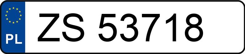 Numer rejestracyjny ZS 53718 posiada MERCEDES-BENZ 200 - ZS53718