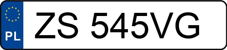Numer rejestracyjny ZS 545VG posiada VOLKSWAGEN GOLF - ZS545VG Numer rejestracyjny ZS 545VG posiada VOLKSWAGEN GOLF - ZS545VG