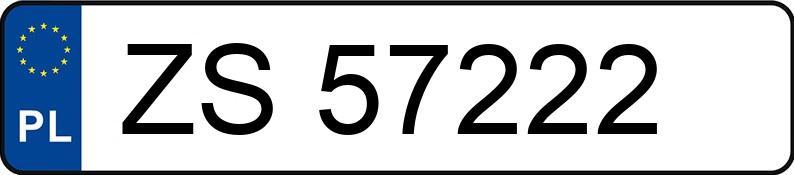 Numer rejestracyjny ZS 57222 posiada FSO SYRENA 105 - ZS57222