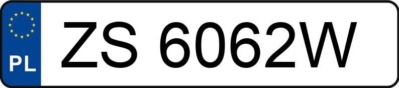 Numer rejestracyjny ZS 6062W posiada HONDA CIVIC - ZS6062W