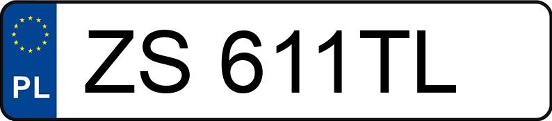 Numer rejestracyjny ZS 611TL posiada PEUGEOT 508 SW HDI MR`11 E5 Active FAP - ZS611TL