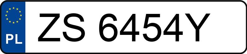 Numer rejestracyjny ZS 6454Y posiada OPEL Corsa C 1.2 MR`00 E3 Cosmo - ZS6454Y