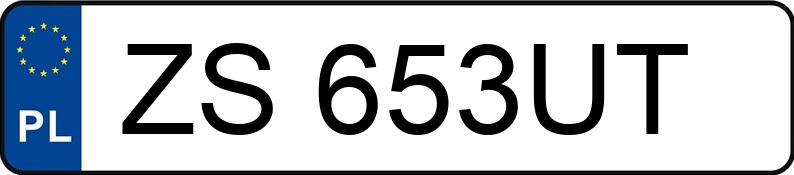 Numer rejestracyjny ZS 653UT posiada BMW 640D - ZS653UT Numer rejestracyjny ZS 653UT posiada BMW 640D - ZS653UT