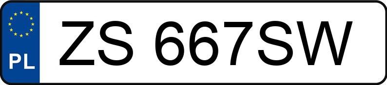 Numer rejestracyjny ZS 667SW posiada PORSCHE 718 Cayman MR`15 E6 718 Cayman MR`15 E6 - ZS667SW