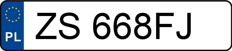 Numer rejestracyjny ZS 668FJ posiada MERCEDES-BENZ B 180 - ZS668FJ