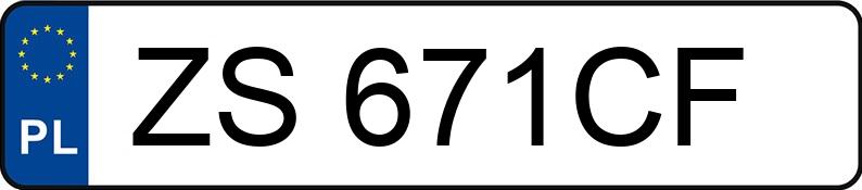 Numer rejestracyjny ZS 671CF posiada KIA OPTIMA - ZS671CF