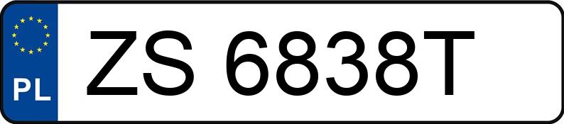 Numer rejestracyjny ZS 6838T posiada OPEL VECTRA - ZS6838T