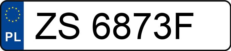Numer rejestracyjny ZS 6873F posiada TOYOTA COROLLA - ZS6873F