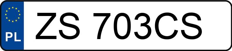 Numer rejestracyjny ZS 703CS posiada OPEL Astra Classic II 1.6 MR`04 E4 Astra Classic II 1.6 MR`04 E4 - ZS703CS