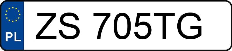 Pirat drogowy w pojeździe o numerach rejestracyjnych ZS705TG