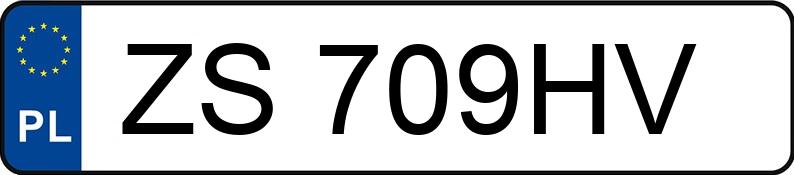 Numer rejestracyjny ZS 709HV posiada SKODA FABIA - ZS709HV