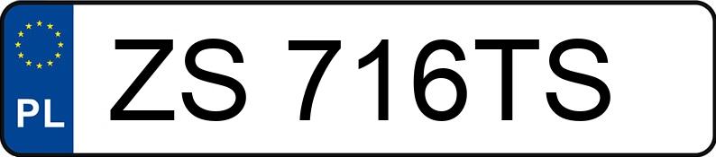 Numer rejestracyjny ZS 716TS posiada CITROEN BERLINGO - ZS716TS