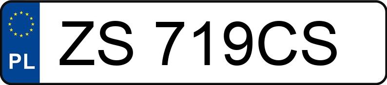 Numer rejestracyjny ZS 719CS posiada PEUGEOT 3008 - ZS719CS Numer rejestracyjny ZS 719CS posiada PEUGEOT 3008 - ZS719CS