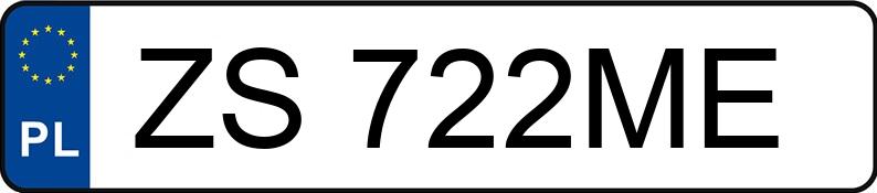 Numer rejestracyjny ZS 722ME posiada AUDI A4 - ZS722ME Numer rejestracyjny ZS 722ME posiada AUDI A4 - ZS722ME