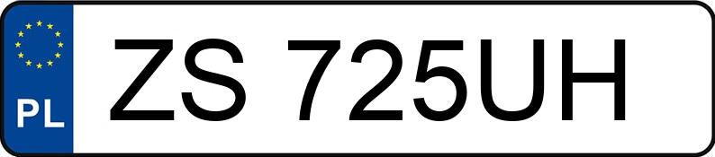 Numer rejestracyjny ZS 725UH posiada PEUGEOT 508 SW MR`11 E5 Allure - ZS725UH