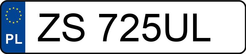 Numer rejestracyjny ZS 725UL posiada AUDI A4 - ZS725UL