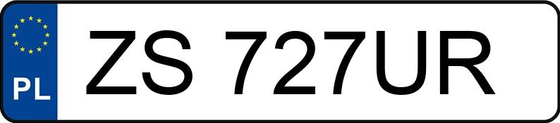 Numer rejestracyjny ZS 727UR posiada AUDI S5 - ZS727UR