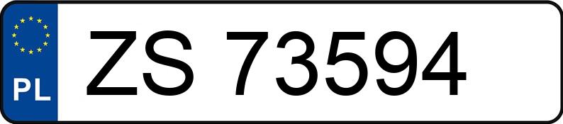 Numer rejestracyjny ZS 73594 posiada SKODA OCTAVIA - ZS73594