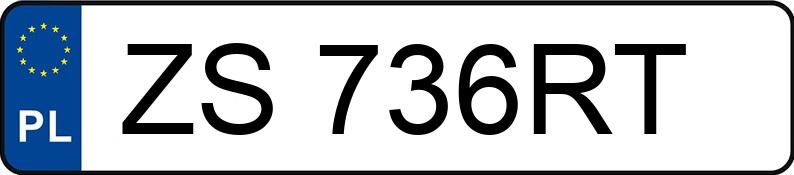 Numer rejestracyjny ZS 736RT posiada VOLKSWAGEN LUPO - ZS736RT
