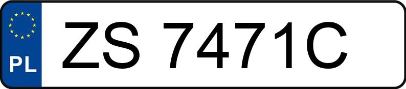 Numer rejestracyjny ZS 7471C posiada AUDI A6 - ZS7471C Numer rejestracyjny ZS 7471C posiada AUDI A6 - ZS7471C