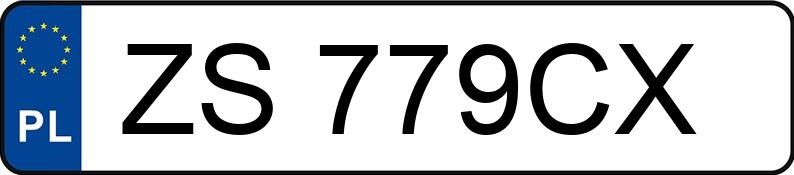 Numer rejestracyjny ZS 779CX posiada VOLVO XC70 - ZS779CX