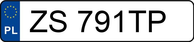 Numer rejestracyjny ZS 791TP posiada VOLKSWAGEN GOLF - ZS791TP