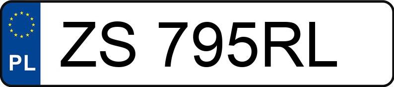 Numer rejestracyjny ZS 795RL posiada AUDI Q3 - ZS795RL